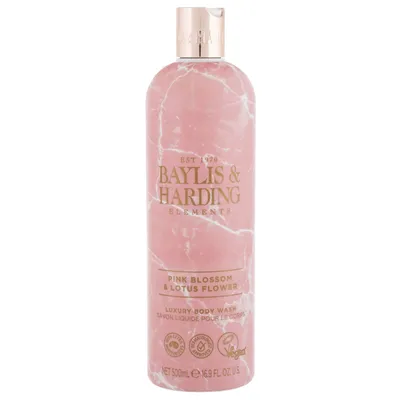 Baylis & Harding Elements Pink Blossom & Lotus Flower Shower Gel (Luksusowy żel pod prysznic)