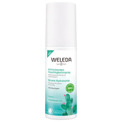 Weleda Erfrischendes Feuchtigkeitsspray (Nawilżająca mgiełka do twarzy z opuncją)