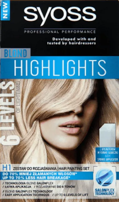 Syoss Blond Highlights (Zestaw do rozjaśniania)
