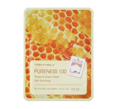 Tony Moly Pureness 100, Propolis Sheet Mask (Maska w płachcie)