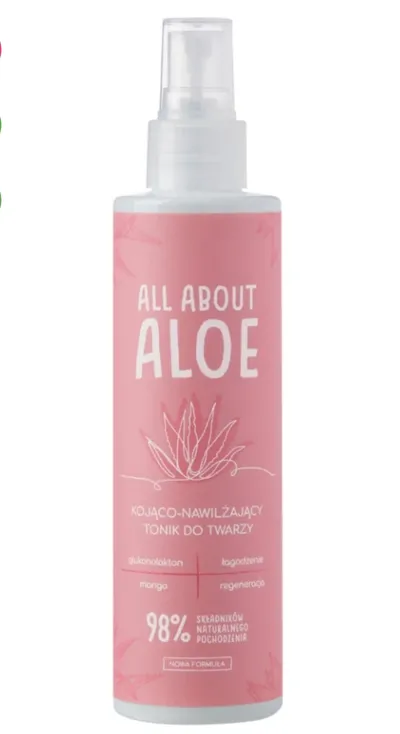 All About Aloe Kojąco-nawilżający tonik do twarzy