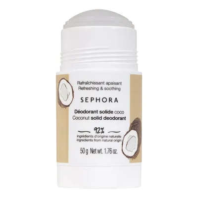 Sephora Collection, Coconut Solid Deodorant (Dezodorant w sztyfcie `Kokos`)