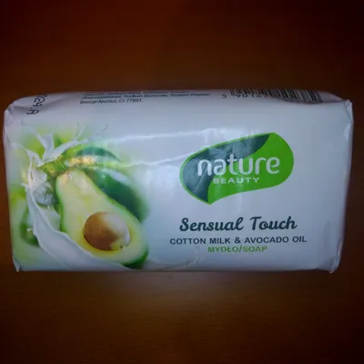 Nature Beauty Sensual Touch Cotton Milk & Avocado Oil Soap (Mydło kosmetyczne `Mleczko z bawełny i Olej awokado`)
