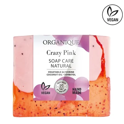 Organique Crazy Pink, Soap Care Natural (Mydło pielęgnujące)
