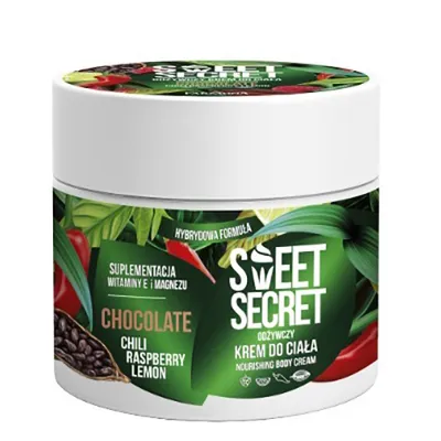Sweet Secret Odżywczy krem hybrydowy do ciała `Czekolada z chili i owocami`