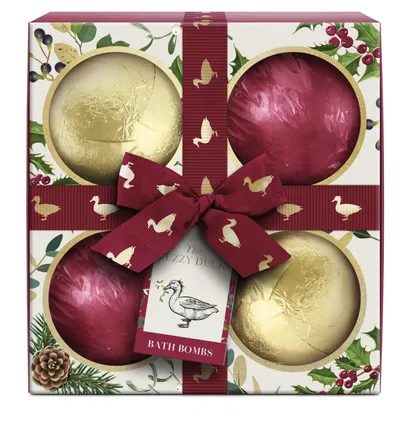 Baylis & Harding The Fuzzy Duck,  Winter Wonderland Bath Bombs (Musujące kule do kąpieli)