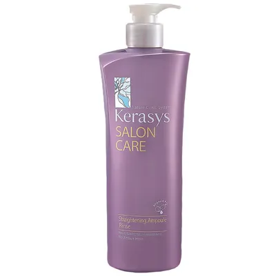 Kerasys Salon Care, Straightening Ampoule Rinse (Wygładzająca odżywka do każdego rodzaju włosów)