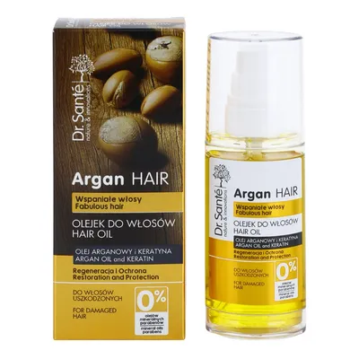 Dr. Sante Argan Hair, Olejek regenerujący do włosów z olejem arganowym i keratyną
