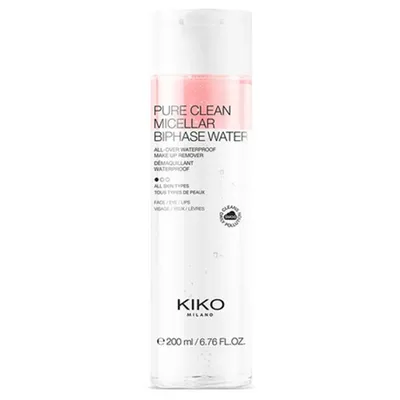 Kiko Milano Pure Clean Micellar Biphase Water (Dwufazowy płyn micelarny do oczyszczania twarzy, okolic oczu i ust)