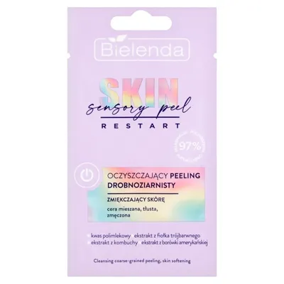 Bielenda Skin Sensory Peel Restart, Oczyszczający peeling drobnoziarnisty