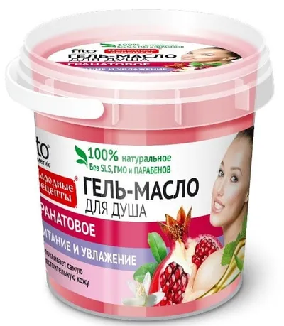 Fitokosmetik Żel-olej pod prysznic `Granat`