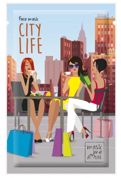 Mask Me Amore City Life Face Mask (Detoksykująca maseczka w płachcie)