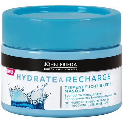 John Frieda Hydrate & Recharge, Deep Soak Masque (Maska do włosów suchych, pozbawionych życia)