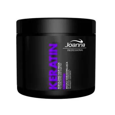 Joanna Professional, Keratin, Rebuilding Hair Mask (Maska odbudowująca do włosów z keratyną)