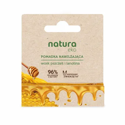 Natura Eko Ochronna pomadka nawilżająca `Wosk pszczeli i lanolina`