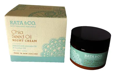 Rata & Co. Chia Seed Oil Night Cream (Krem na noc z olejkiem z nasion Chia)