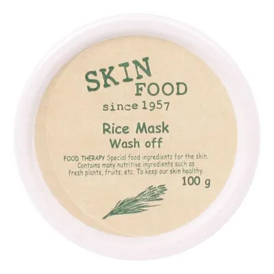 SkinFood Rice, Mask Wash Off (Ryżowa odżywczo - wybielająca maseczka do twarzy)