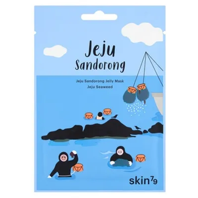 SKIN79 Jeju Sandorong Jelly Mask, Jeju Seaweed (Żelowa maska do twarzy)
