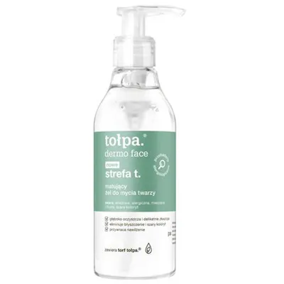Tołpa Dermo Face Strefa T, Matujący żel do mycia twarzy (nowa wersja)