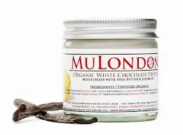 MuLondon Organic White Chocolate Truffle Moisturiser (Organiczny krem z białej czekolady)