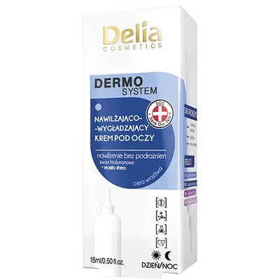 Delia Dermo System, Krem wygładzająco-nawilżający pod oczy