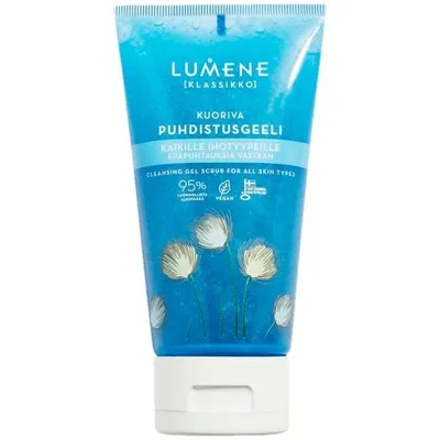 Lumene Klassikko, Cleansing Gel Scrub For All Skin Types (Peelingujący żel do mycia twarzy)