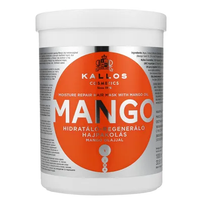 Kallos KJMN, Mango, Hair Mask (Maska do włosów z olejem mango)