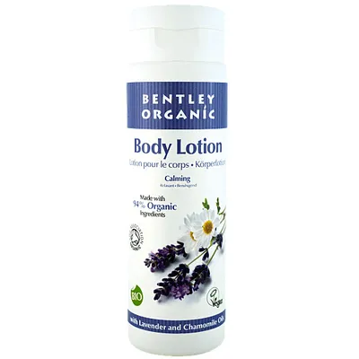 Bentley Organic Calming Body Lotion (Łagodzące mleczko do ciała z lawendą i rumiankiem)