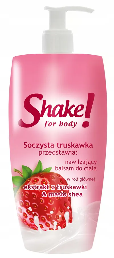 Shake for Body Nawilżający balsam do ciała `Truskawka`