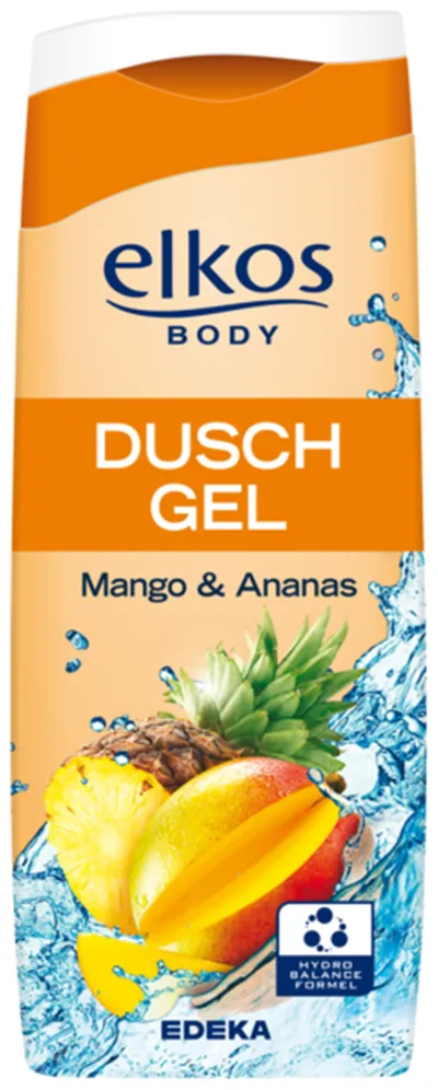 Elkos Body, Mango & Ananas, Duschgel (Kremowy żel pod prysznic z mango i ananasem)