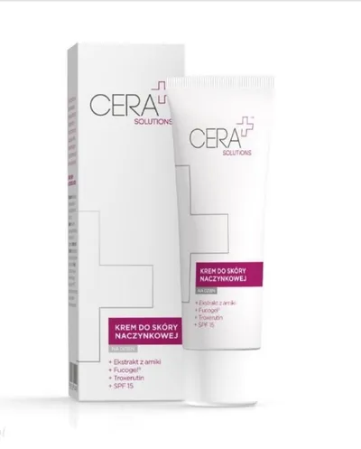 CERA+ Solutions Krem do skóry naczynkowej na dzień SPF 15