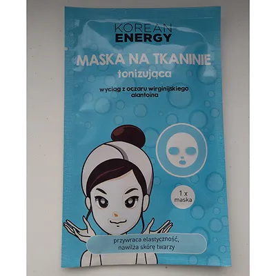 Korean Energy Tonizująca maska na tkaninie