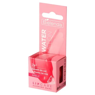 Bielenda Lip Care Sleeping Mask, 2w1 Balsam do ust + maska na noc `Arbuz`