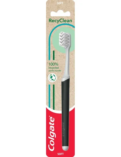 Colgate RecyClean, Toothbrush Soft (Szczoteczka do zębów z recyklingu miękka)