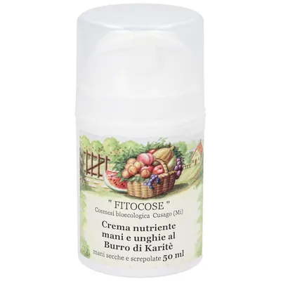Fitocose Crema Nutriente Mani e Unghie al Burro di Karite (Krem do rąk i paznokci z masłem Shea)