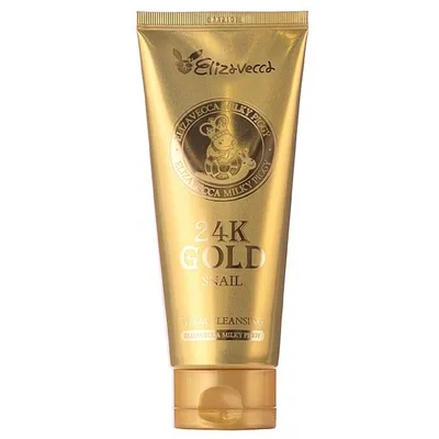 Elizavecca 24k Gold Snail Cleansing Foam (Pianka oczyszczająca ze śluzem ślimaka i złotem)