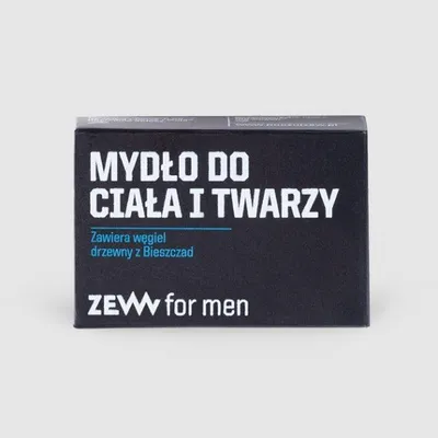 Zew For Men Naturalne mydło do twarzy i ciała z węglem drzewnym