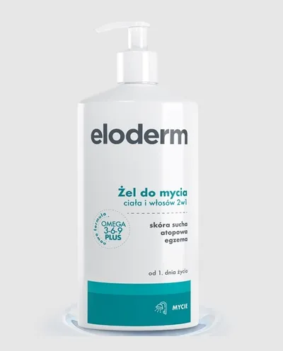 Eloderm Żel - emolient do mycia ciała i włosów 2 w 1