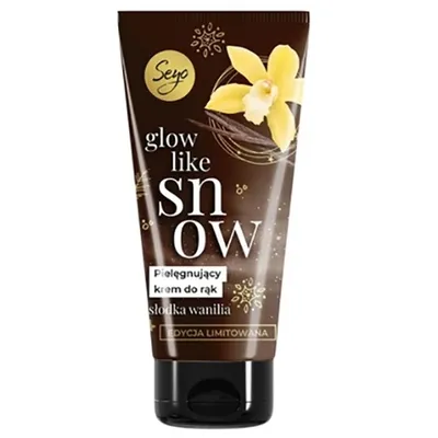Seyo Glow Like Snow, Pielęgnujący krem do rąk `Słodka wanilia`
