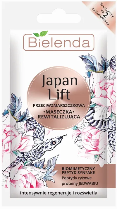 Bielenda Japan Lift, Przeciwzmarszczkowa maseczka rewitalizująca