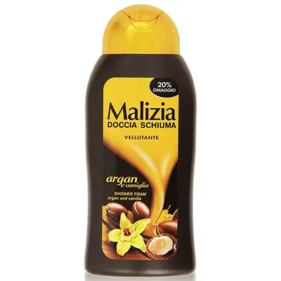 Malizia Doccia Schiuma Argan e Vaniglia (Żel pod prysznic `Argan i wanilia`)