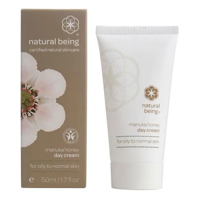 Natural Being Manuka Honey Day Cream for Oily to Normal Skin (Krem na dzień do cery mieszanej i tłustej z miodem manuka)