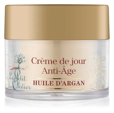 Le Petit Olivier Creme de Jour Hydratante Anti-Age - Huile d'Argan (Przeciwzmarszczkowy krem na dzień)