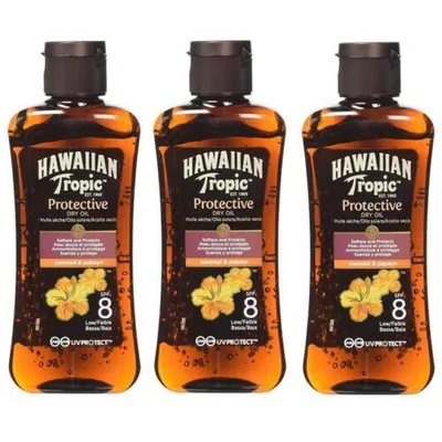 Hawaiian Tropic Protective Dry Oil SPF8 (Suchy olejek do opalania)