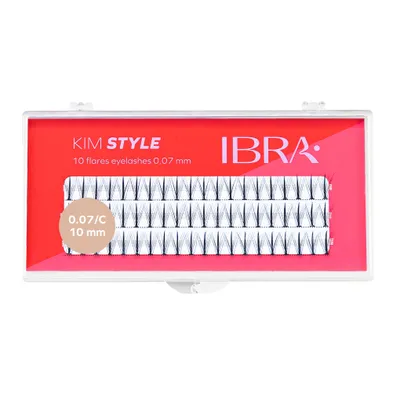 Ibra Kim Style, Zestaw kępek rzęs 0,07 mm  ( różne rodzaje)