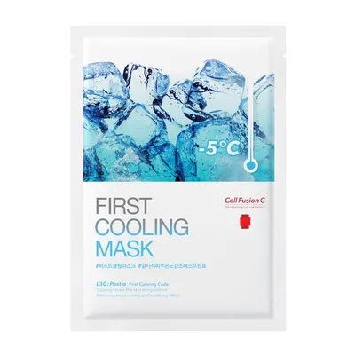 Cell Fusion C First Cooling Mask (Chłodząco-kojąca maska w płachcie)