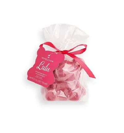 I Heart Revolution Lulu Teddy Bear Bath Fizzer Passion Fruit (Kula do kąpieli `Marakuja`)