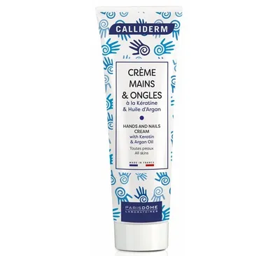 Parisdome Laboratories Calliderm, Hand And Nail Cream With Keratin & Argan Oil (Krem do rąk i paznokci `Keratyna i olej arganowy`)
