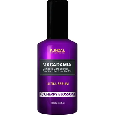 Kundal Macadamia, Ultra Serum Cherry Blossom (Kwiat Wiśni, Serum silikonowe)
