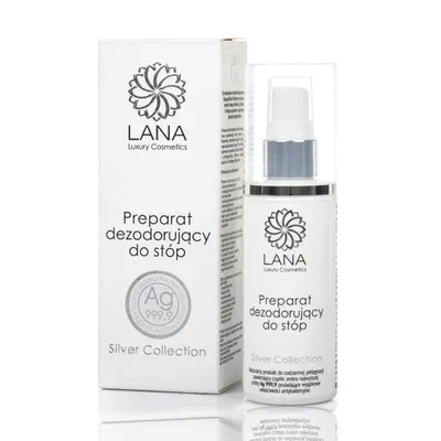 Lana Luxury Cosmetics Silver Collection, Preparat dezodorujący do stóp